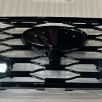 Ford Transit Custom Grille LED Lights 024 Gloss Black