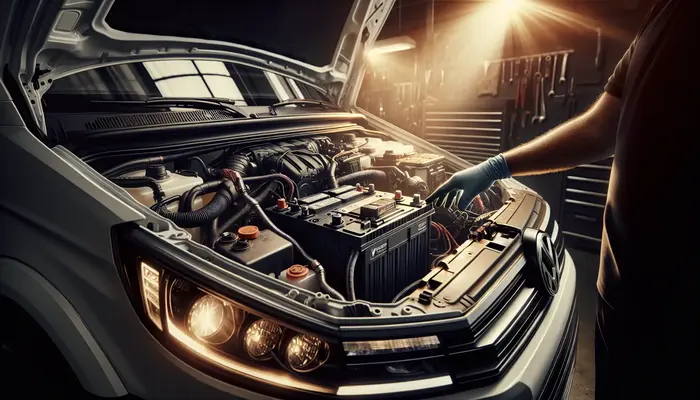 VW Crafter Battery Location